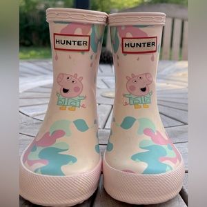 HUNTER limited edition Peppa Pig toddler rain boots